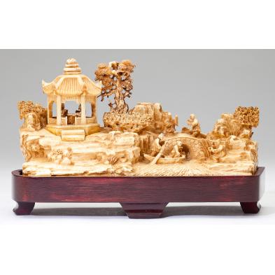 chinese-carved-ivory-landscape