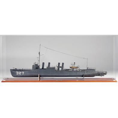 period-model-of-the-u-s-s-preston-dd-327