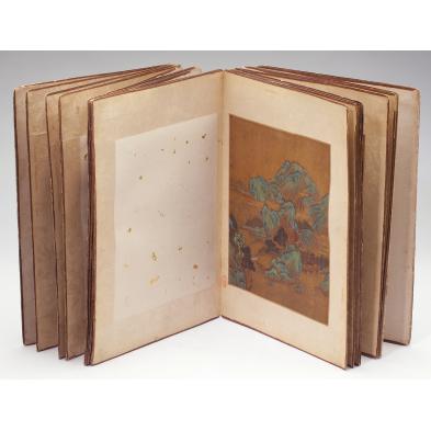 chinese-album-with-ten-landscapes-on-silk