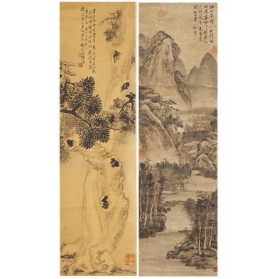 chinese-landscape-scrolls-one-in-shen-chou-style
