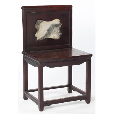 chinese-huanghuali-marble-back-side-chair