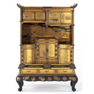 meiji-lacquer-and-gilt-display-cabinet