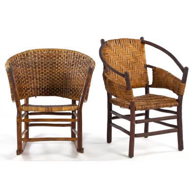 two-old-hickory-porch-chairs