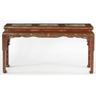 chinese-lacquered-porcelain-inset-altar-table