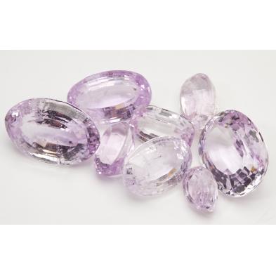 group-of-fine-quality-kunzite-gemstones