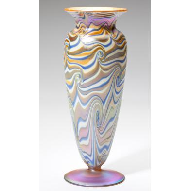 att-durand-king-tut-art-glass-vase