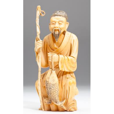 japanese-ivory-fisherman-okimono