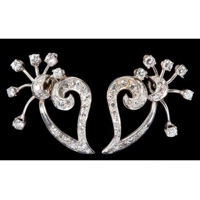 diamond-floral-earrings