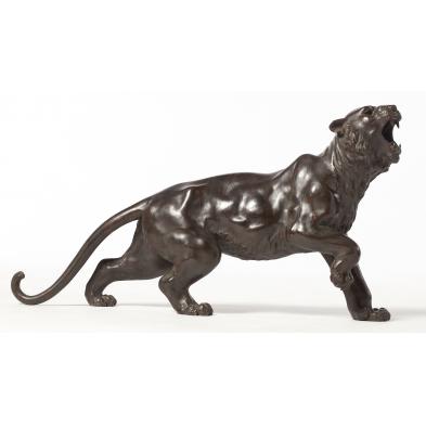 large-japanese-bronze-of-a-tiger