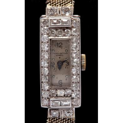 art-deco-diamond-watch-baume-mercier-geneve