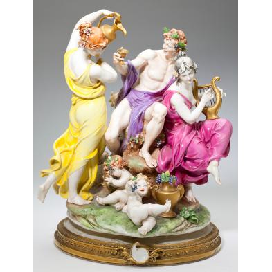 large-capodimonte-porcelain-figural-group