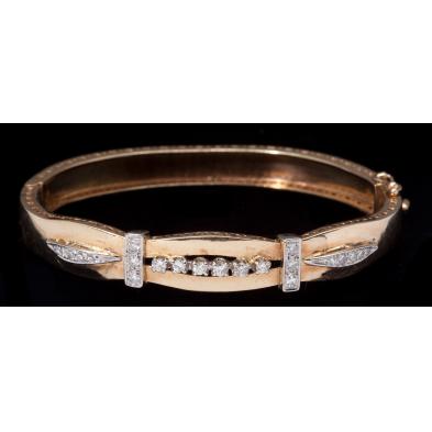 diamond-set-bangle-bracelet