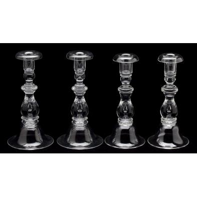 set-of-four-steuben-crystal-candlesticks