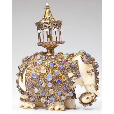 carved-gem-set-ivory-elephant