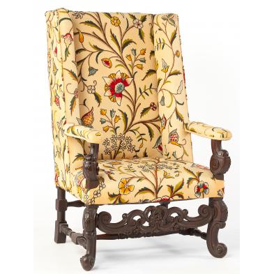 english-oak-wingback-chair