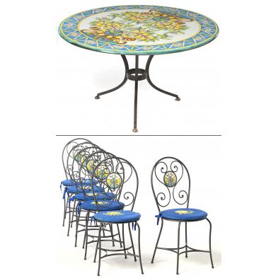 vietri-table-and-six-chairs