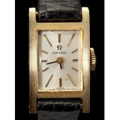 lady-s-tank-style-gold-wristwatch-omega