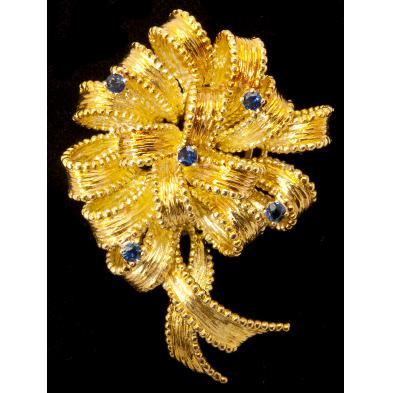 gold-and-sapphire-brooch-tiffany-co