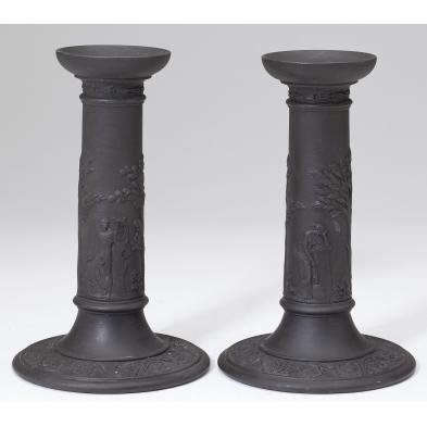 a-pair-of-wedgwood-basalt-candlesticks