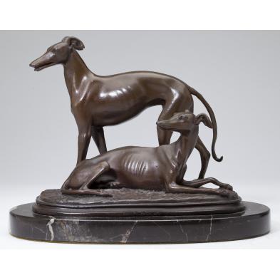 antoine-louis-barye-fr-1796-1875-two-whippets