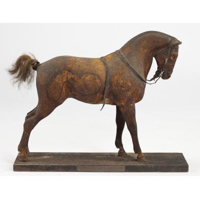 french-carved-wooden-horse-model