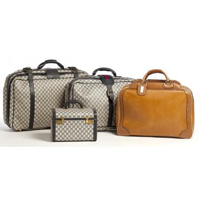 group-of-vintage-gucci-luggage