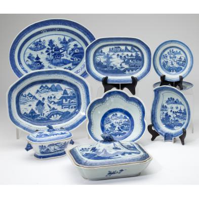 nine-pieces-of-canton-export-china