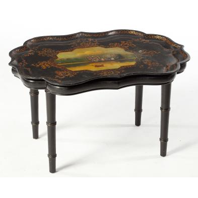 english-paper-mache-tray-table