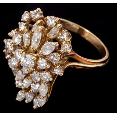 vintage-diamond-cluster-ring