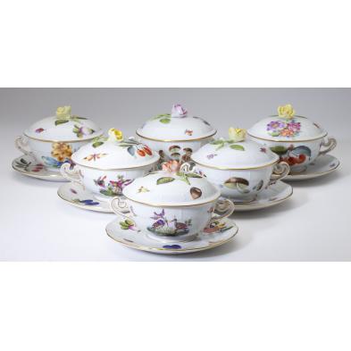 six-herend-queen-victoria-cream-soup-sets