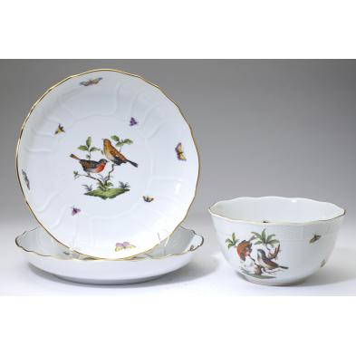 group-of-three-herend-rothschild-serving-bowls