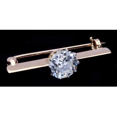 gold-and-2-54-carat-old-mine-cut-diamond-pin