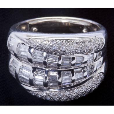 white-gold-and-diamond-band-ring