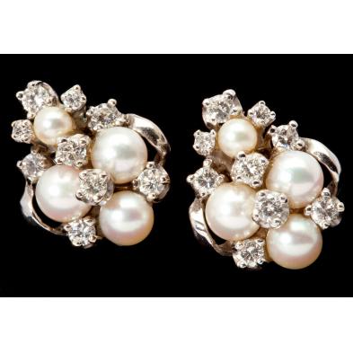 pearl-and-diamond-ear-clips