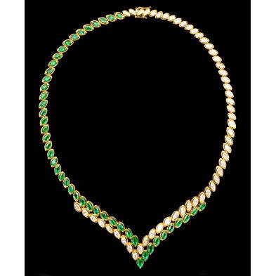 diamond-and-emerald-necklace