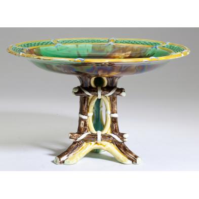 wedgwood-majolica-compote-19th-century