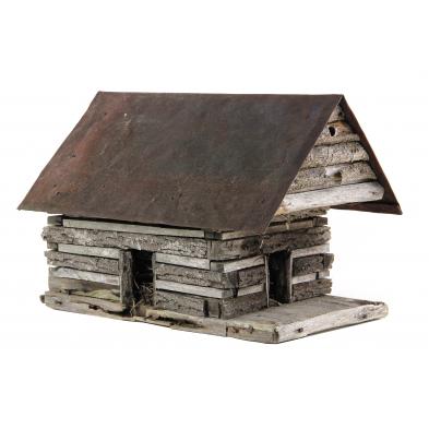 folk-art-log-birdhouse