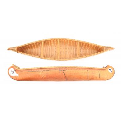 vintage-hand-made-birch-bark-canoe