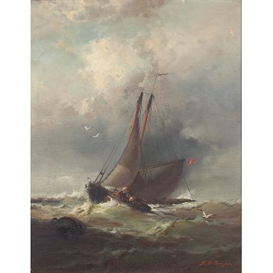 franklin-dullin-briscoe-pa-1844-1903-rough-sea