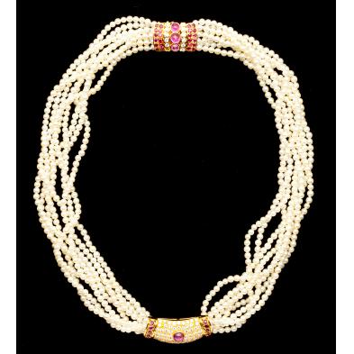 pearl-ruby-and-diamond-necklace