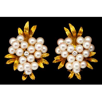 diamond-and-pearl-cluster-ear-clips