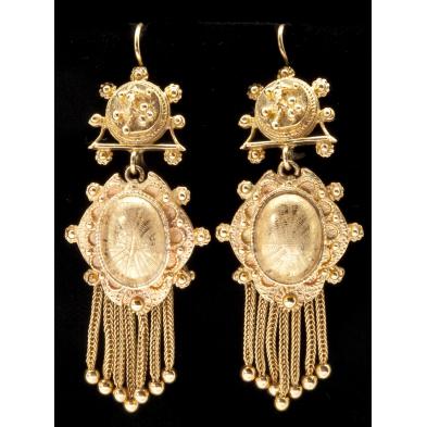 etruscan-revival-style-ear-pendants