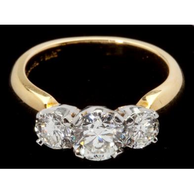 platinum-and-gold-three-stone-diamond-ring