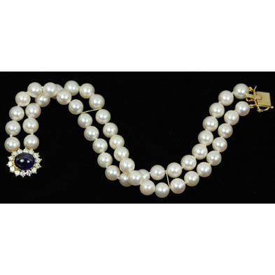 pearl-diamond-and-sapphire-bracelet