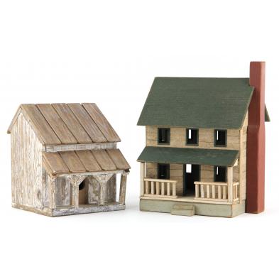 two-folky-bird-houses