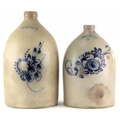 two-vermont-stoneware-jugs