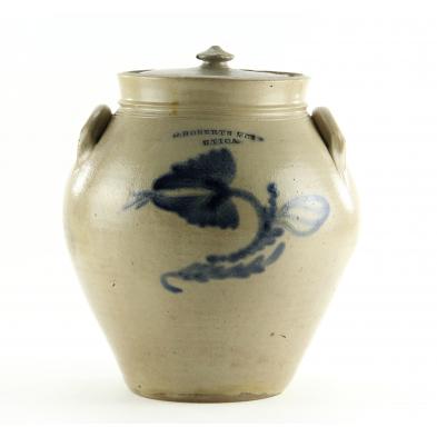 stoneware-jar-d-roberts-co-utica