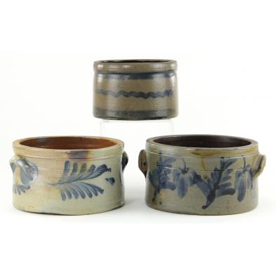 three-stoneware-butter-crocks