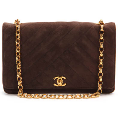brown-suede-flap-bag-chanel