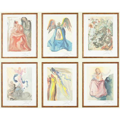 salvador-dali-sp-1904-1989-six-lithographs